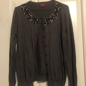 Merona Grey Cardigan, size L $15